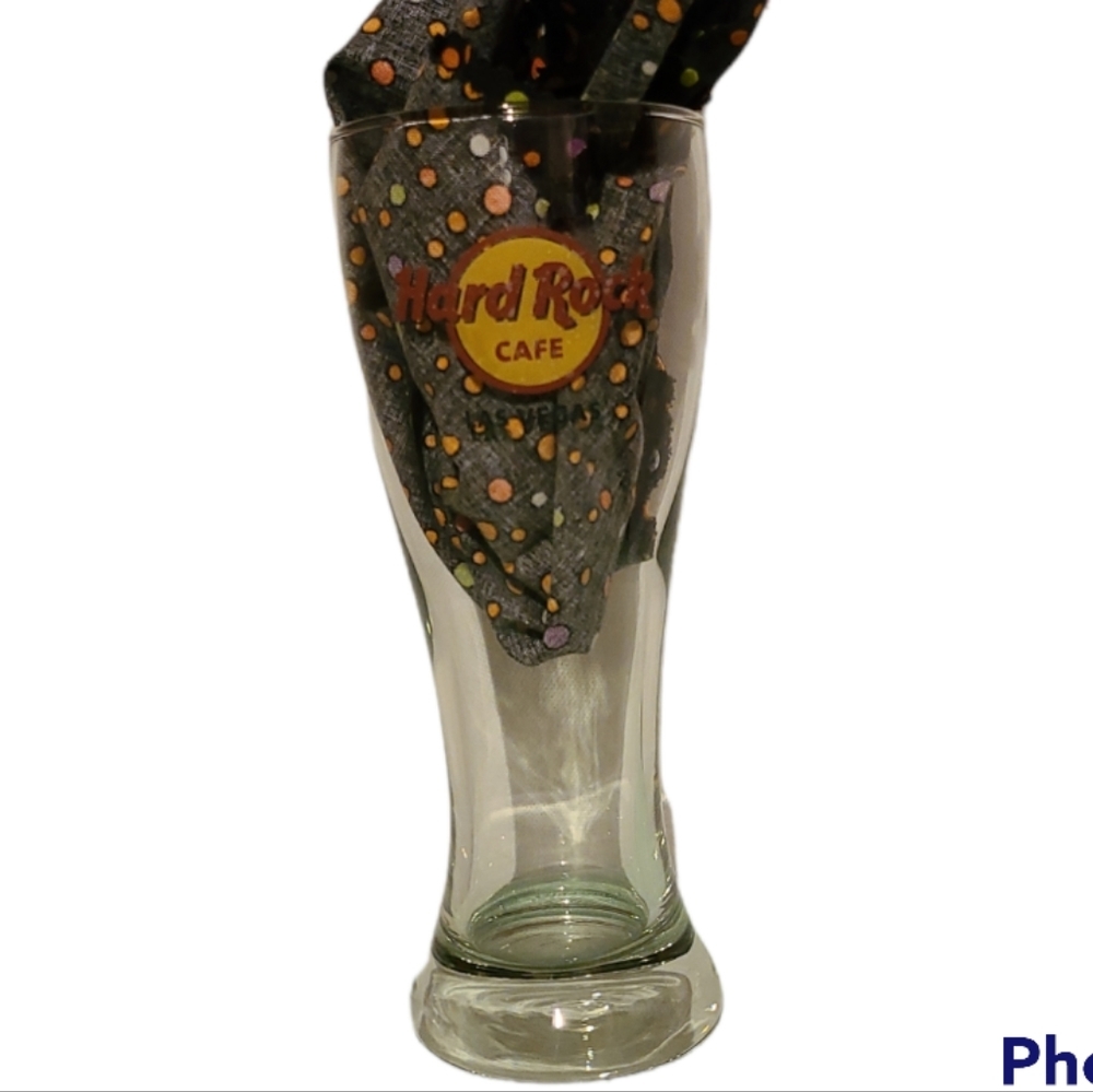 Hard Rock Cafe Las Vegas Pilsner Glass